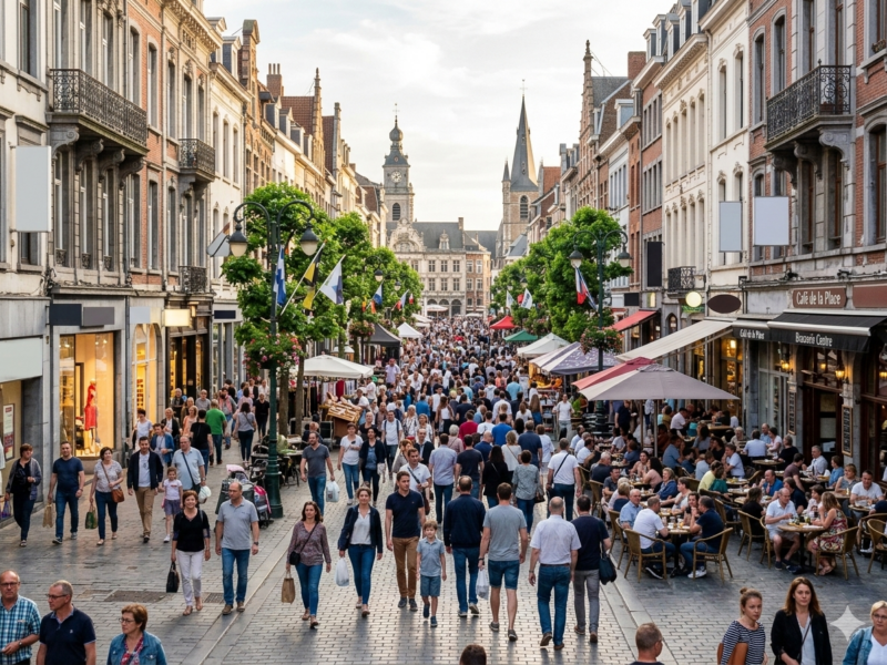 Espace urbain — Centre-ville wallon