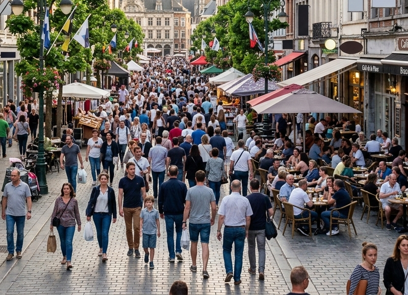 Espace urbain — Centre-ville wallon